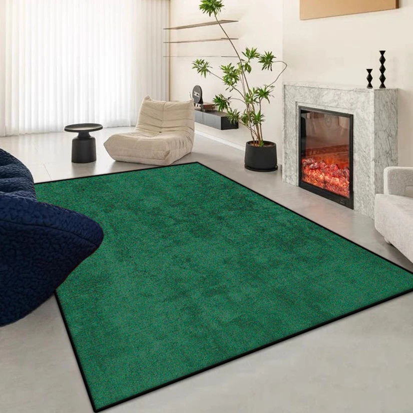 

Легко чистящийся зеленый ковер, мягкие пушистые противоскользящие коврики для гостиной, большие коврики для дома, спальни, напольные коврики для гостиной, настраиваемые