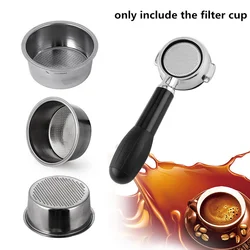 1 pz caffè portafiltro 51mm cestello filtro Non pressurizzato con pennello cucchiaio riutilizzabile caffè riutilizzabile accessori da cucina