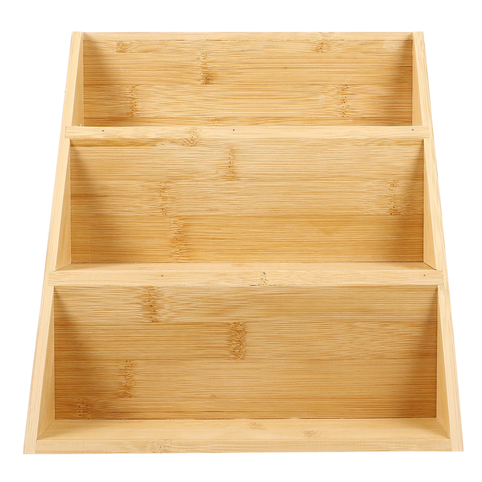 

Bamboo Kitchen Spice Rack 3-Tier Storage Shelf Organizer Countertop Condiment Holder Seasoning Organizer Spice Rack