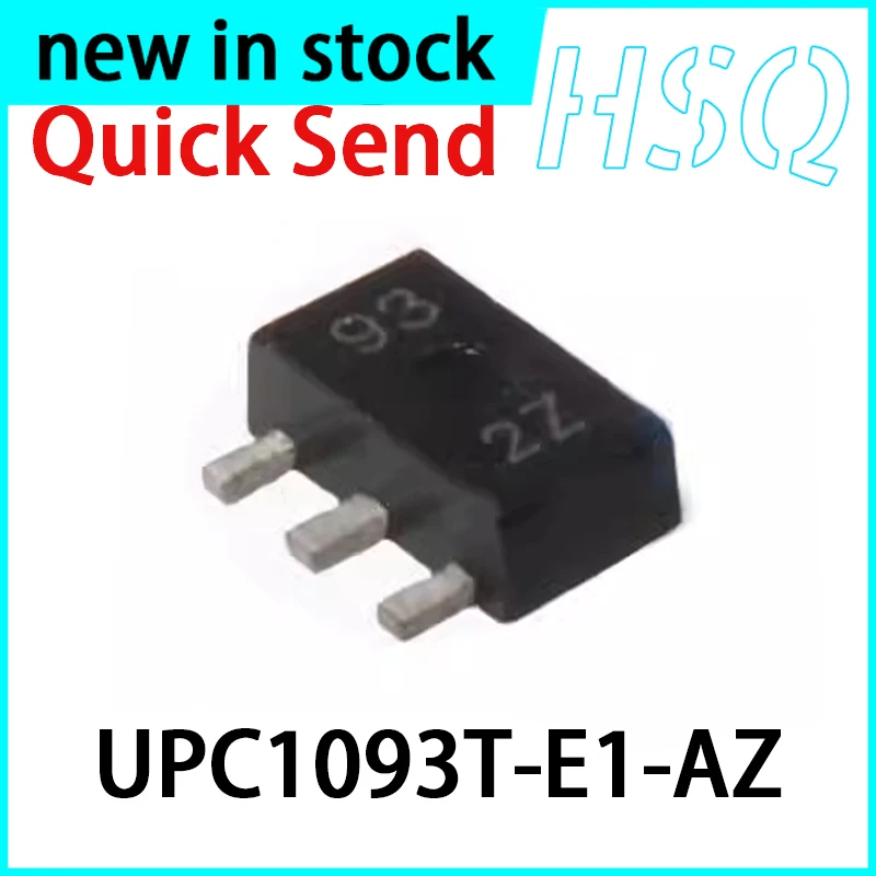 5PCS Patch UPC1093T-E1-AZ Screen Print 93 SOT89 Four-legged Adjustable Regulator Triode