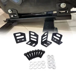 Universal Adjust Low Down Ride Side Seat Mount Brackets Fits Most Slider Rail Bride Sparco Recaro Seats Sliders Car Accessories