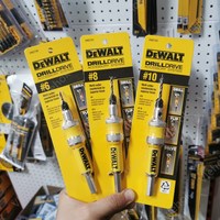 DEWALT DW2700 DW2701 DW2702 6mm 8mm 10mm #6 #8 #10 Drill Flip Drive Complete Unit  2 in 1 Countersink Wood Drill Bit