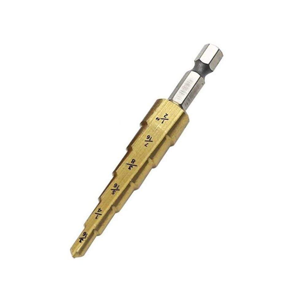 Step Drill Tool 4.76-12.7mm 4241 HSS Step Drill Bit Pagoda Drill Drilling Tool For Workpieces With Hardness Below 25° Iron Plate