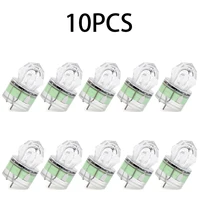 10 piezas de luces de pesca LED, luz subacuática de tiro profundo, tubo de diamante impermeable, señuelo de pesca de color subacuático