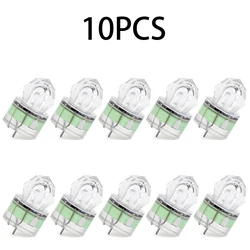 10 pieces of LED fishing lights, underwater deep throw light, waterproof diamond tube, underwater color fishing lure