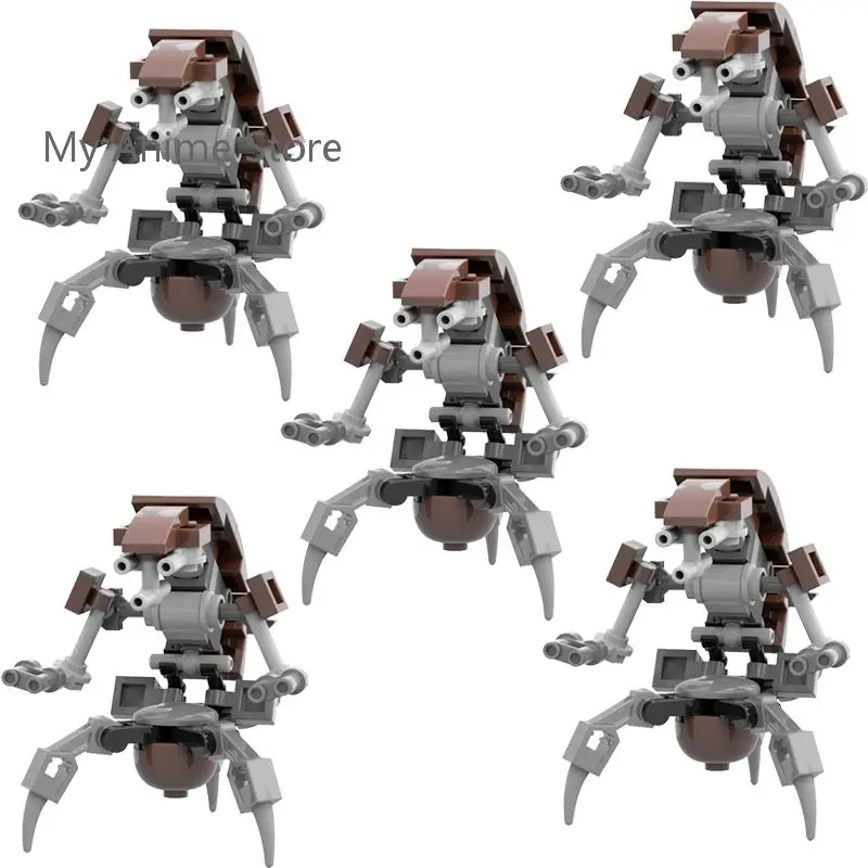 

Moc Wars Destroyer Droid Droideka Sets The Clone Destroyer Fighting Building Block Army Weapons Bricks Troopers Toys Boys