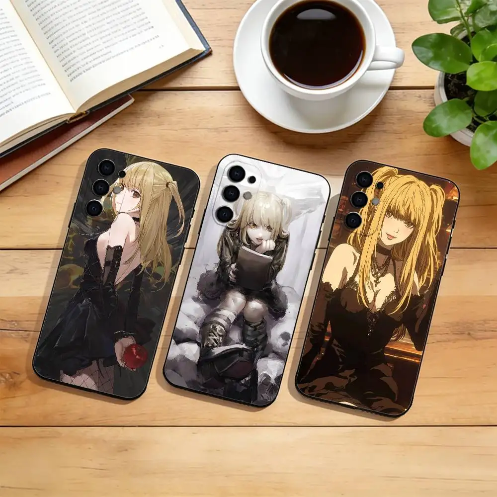 Death Note Misa Amane  Phone Case For Samsung S25,S24,S21,S22,S23,S30,Ultra,S20,Plus,Fe,Lite,Note,10,Black Cover