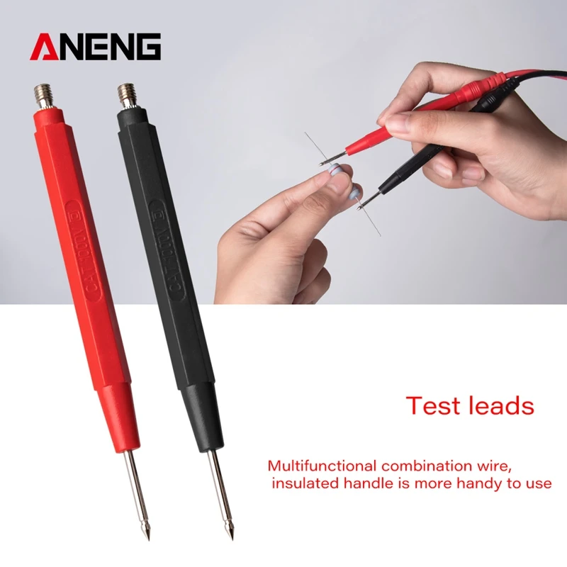 ABGG-18 In1 Multimeter Probes Kit With Screwdriver Thin Tip Needle Multimeter Cable Multimeters Line Electronic Test Leads Kit