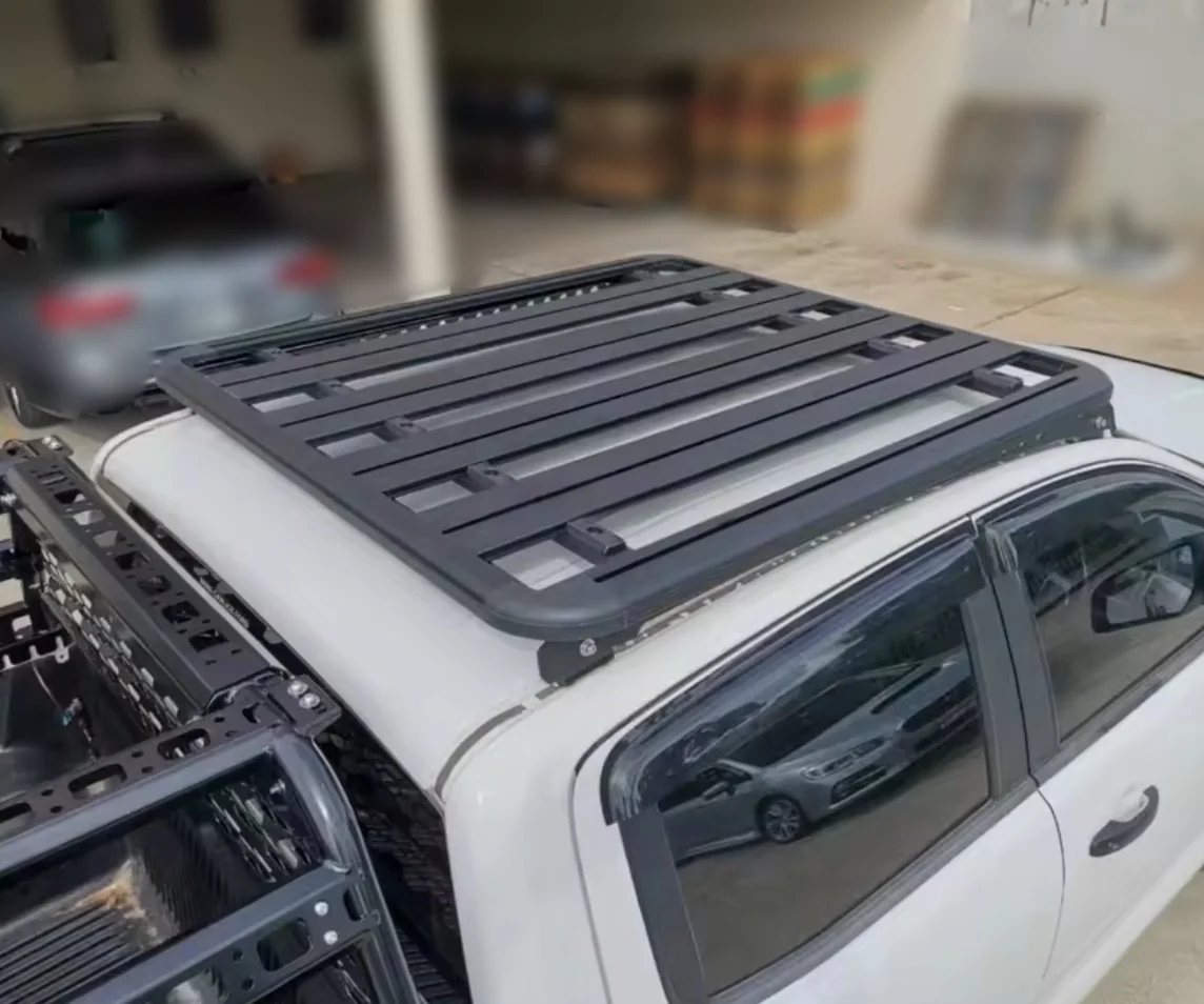 

Высококачественная новая багажная корзина из алюминиевого сплава для крыши автомобиля, аксессуар для бампера, грузоподъемность для Triton L200 06-14