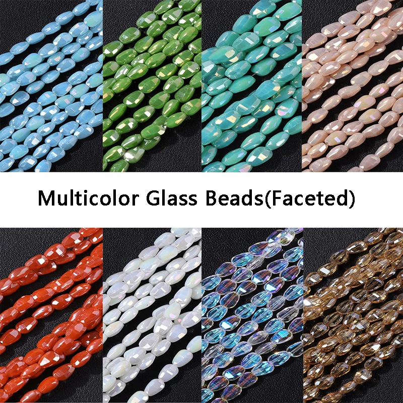 Wholesale Crystal Glass Beads Faceted Austrian Crystal Loose Spacer Beads for Jewelry Making DIY Bracelet Neckace Accessries