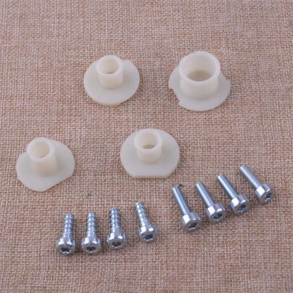 LETAOSK High Quality Anti Vibe AV Annular Buffer Mount Set Cap Plug with Screws fit for Stihl 066 MS660 MS650 Chainsaw