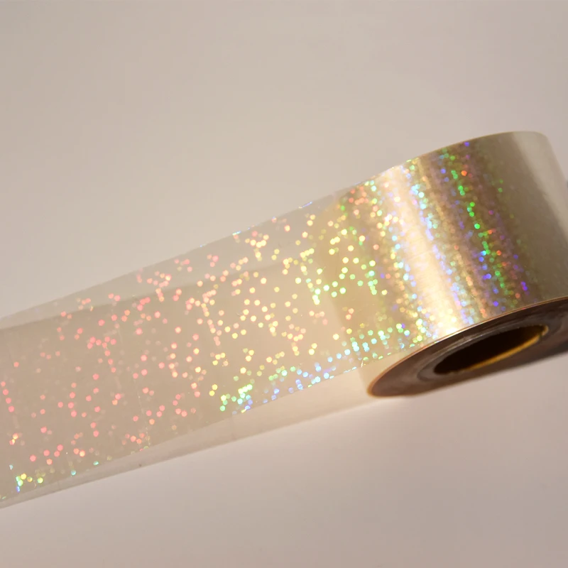 120m/roll Holographic Nail Foils Starry Sky Glitter Foils Nail Art Transfer Sticker Paper