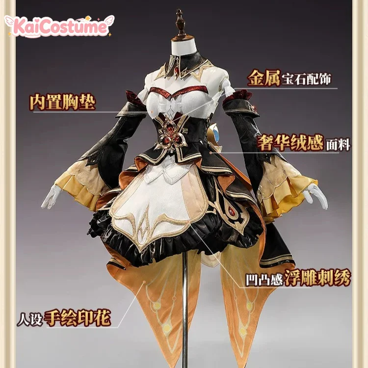 Genshin Impact Sandrone Marionette Fatui Cosplay Costume