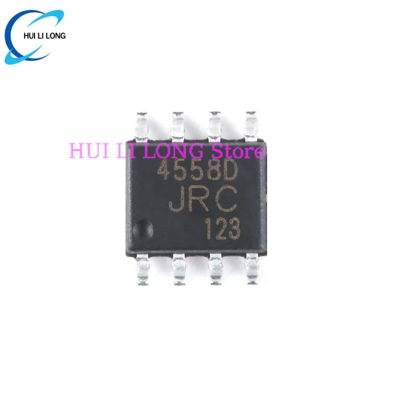 50pcs/10pcs 4558D SOP8 JRC4558 SOP JRC4558D NJM4558 4558 jrc4558 SOP-8 SMD Dual Operational Amplifier Chip IC New Original
