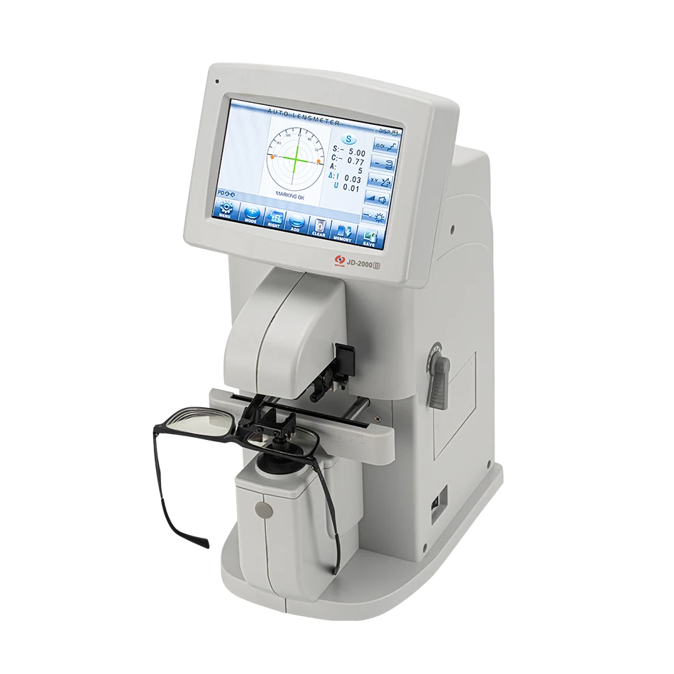 High Quality Medical Optical Focimeter Automatic Computer Lensmeter Equipment Lensometer Digital JD-2000 Optional Printer