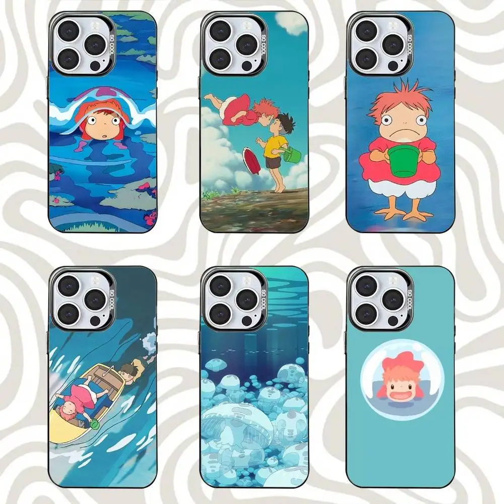 

P-Ponyos On the C-Cliffs Sea Phone Case For iPhone 16,15,14,13,12,11,Mini,Pro,SE,MAX Black Matte Shockproof Cover