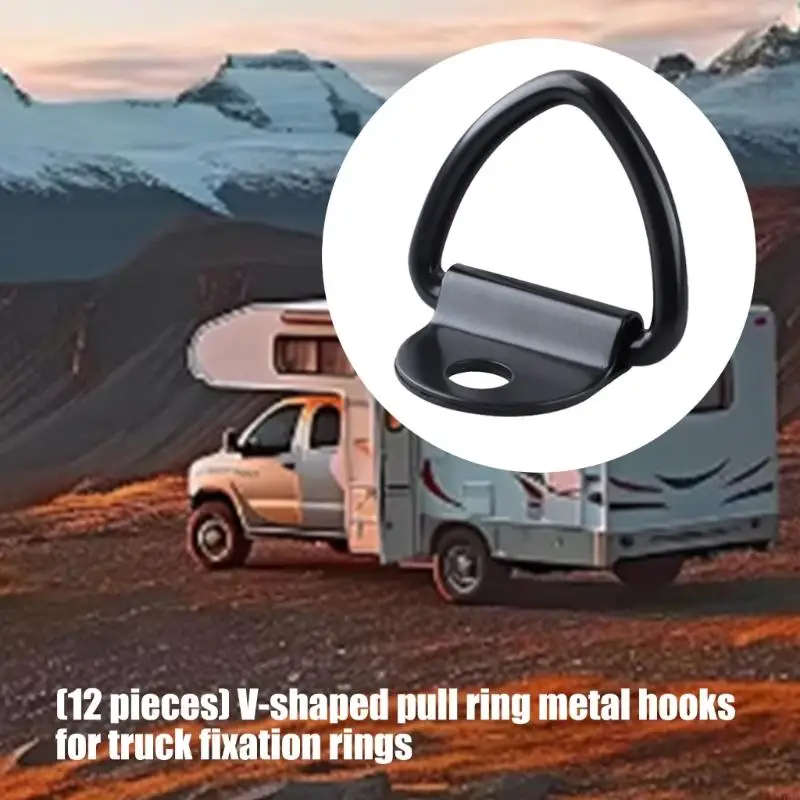 M76E 12 Pack Steel Tie Down Parts for Boat Trailer Cargo