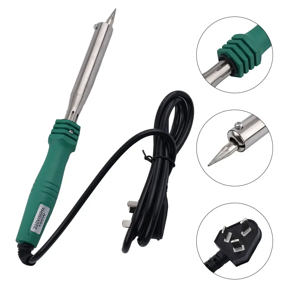 Tin Soldering Iron 100W-300W 220V Electric Tin Welder Soldering Iron Rework Station Plastic Handle External Heating Tools