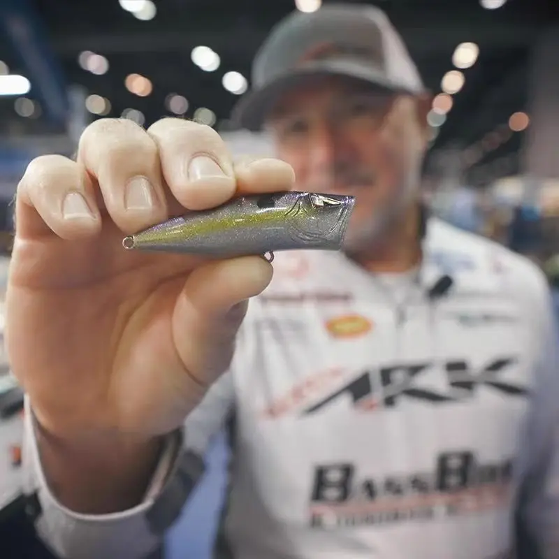 

ARK ZP70 Water Surface Wave Climbing Zpopper Freshwater Simulated Fish Feather Hook, Noise, Far Cast Lure Bait