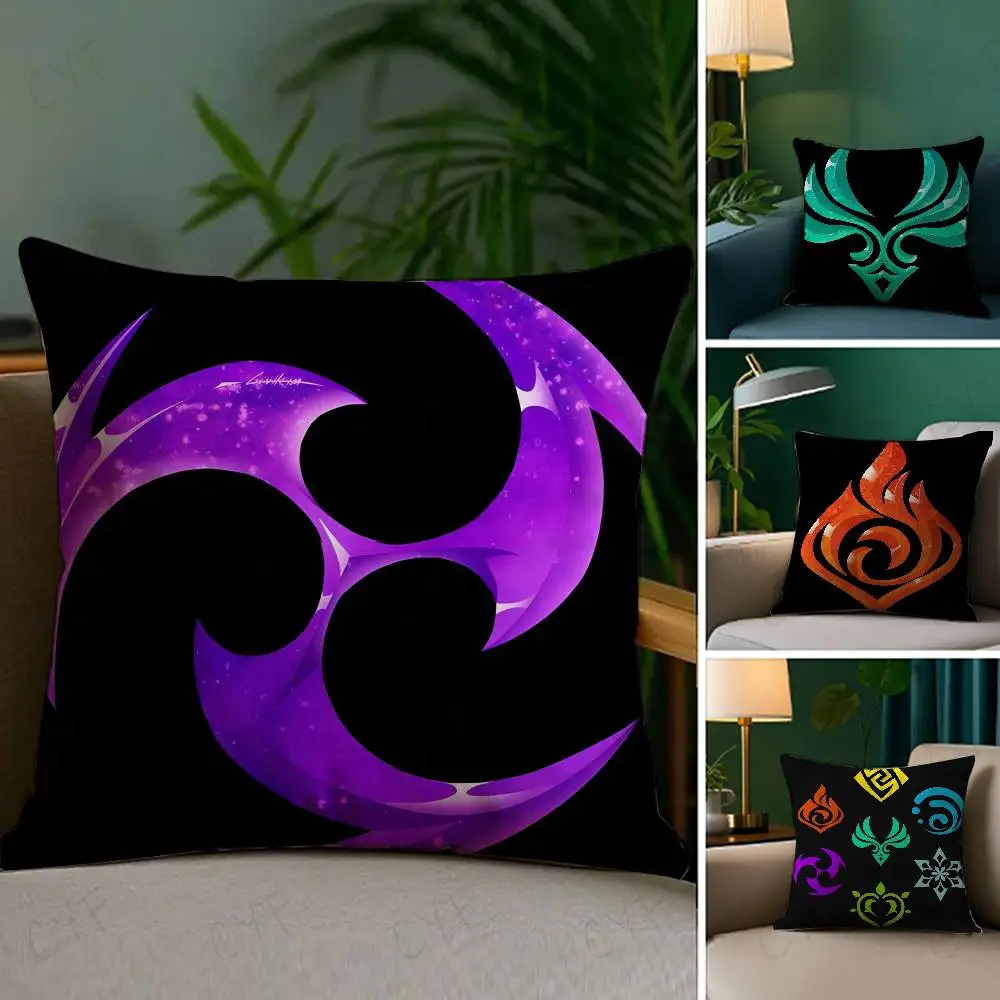 

Original God Elements Pillow Case Custom Printed Brushed Fleece Pillow, Baby Skin-Touch, Eco-Friendly Dye-Sublimation Cushion fo