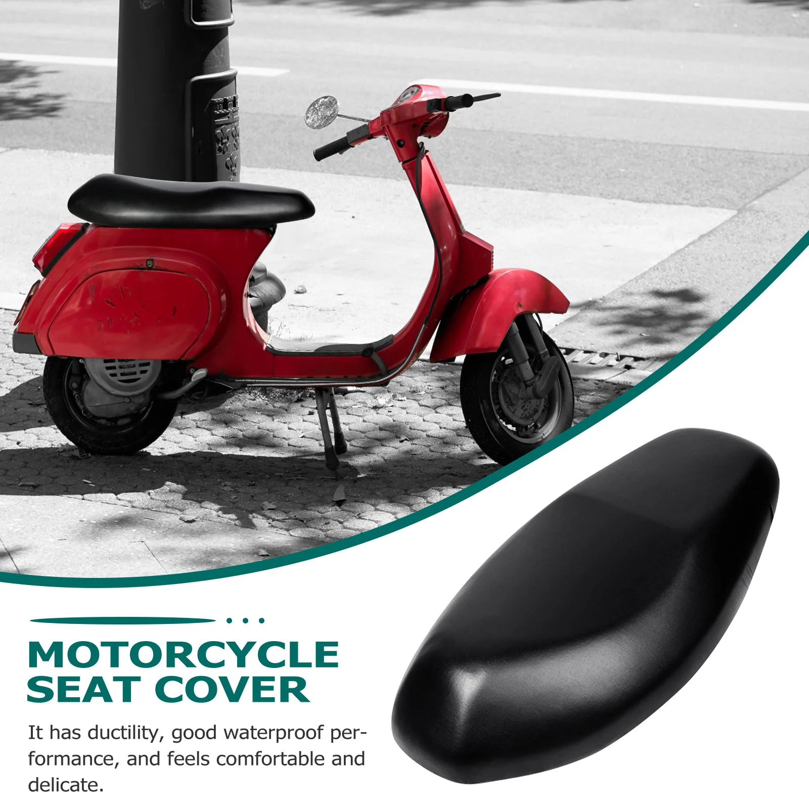 

Sunscreen Seat Cover Motorcycle Cushion Protector Flexible for Waterproof Motorbike Silk Polyester Stretchy
