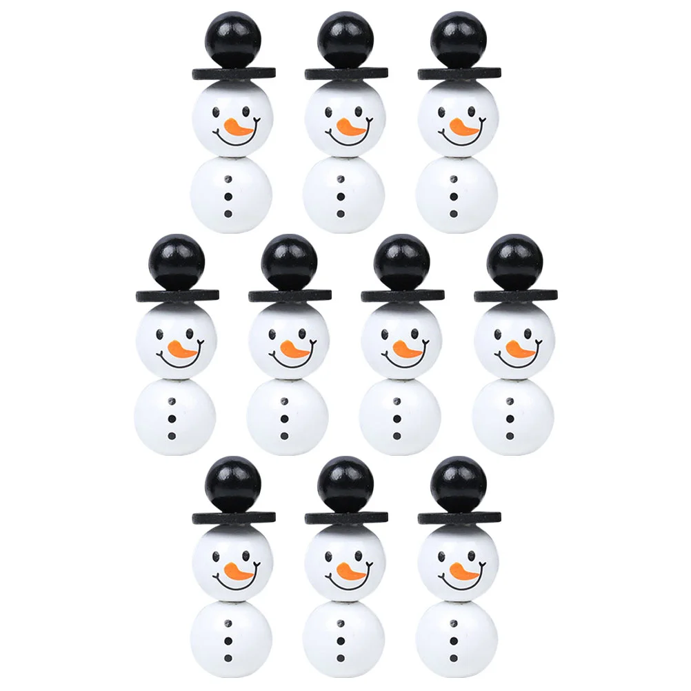 Christmas Garland Outdoor Snowman Bead for Bracelets Making Beads Jewelry DIY Wreath Supplies