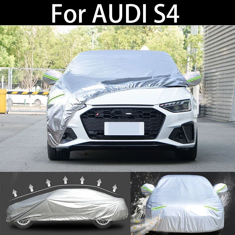 

For AUDI S4 Full Car Covers Dustproof Outdoor Indoor UV Snow Resistant Sun rain Protection waterproof hail cover for car