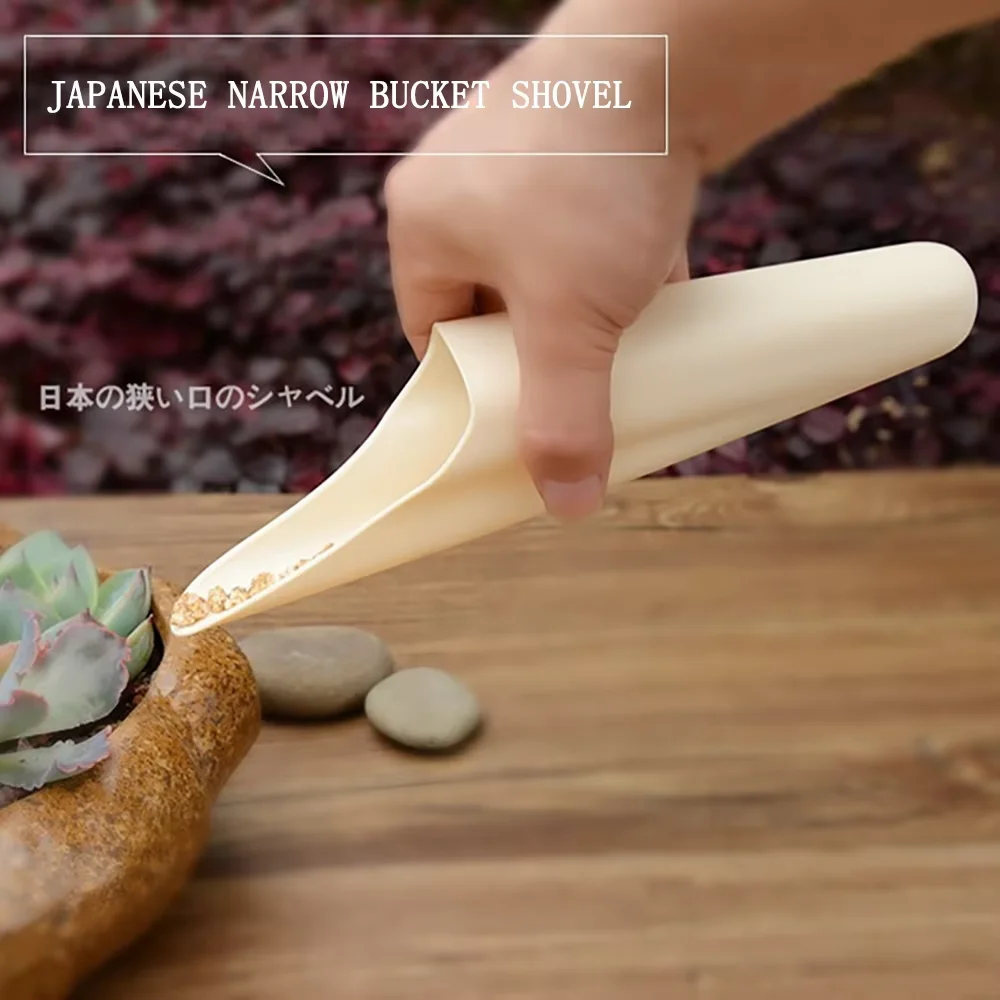 Ferramentas de jardinagem pá de solo colher de cultivo suculento balde utilitário plantador de plantas de plástico