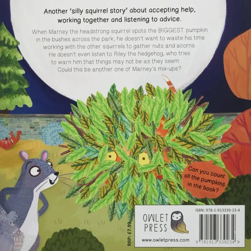 Marneys Pumpkin MixUp Jane Rushmore OWLET PRESS 9781913339234 Libro
