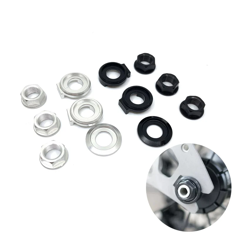 Unionjack nut For Brompton rear wheel nut limit washer combination External change 2 speed wheel