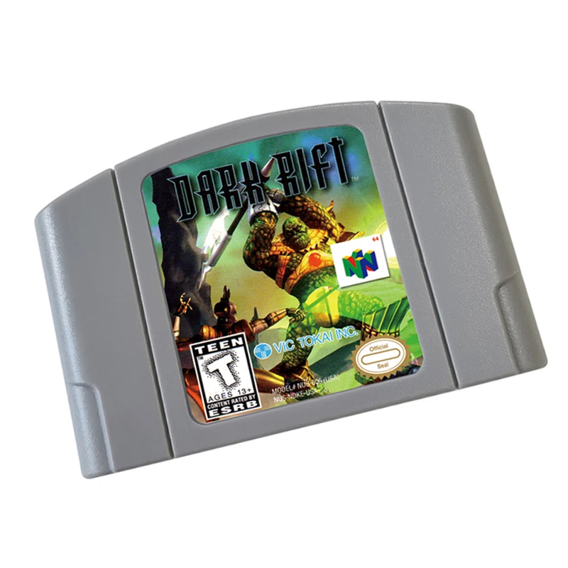 

-Dark Rift 64 Bit Video Game Cartridge US Version For N64 Game Console