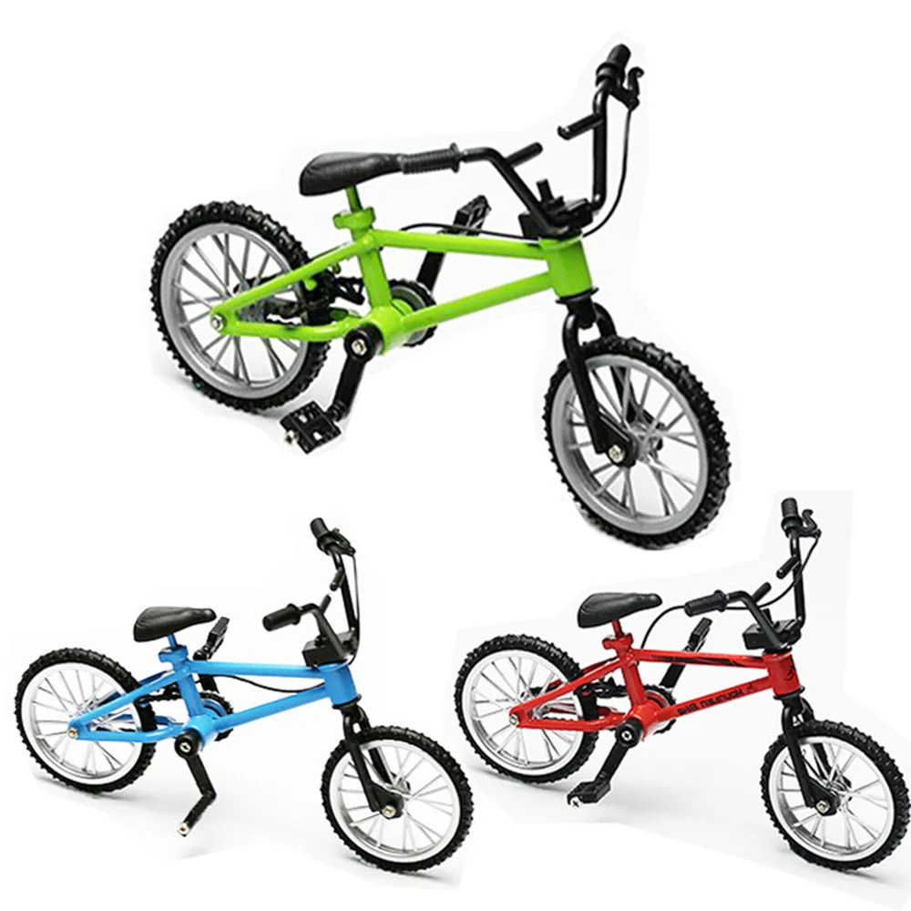 Mini Finger Bicycle Toys Alloy Miniature MTB Bike Model DIY Creative Simulation Mountain Cycling Kids Educational Gift Funny Toy