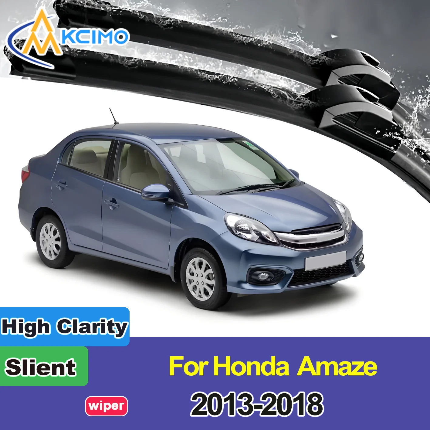 

2PCS New Wiper Blades for Honda Amaze DF1/2 2013-2018 Honda Brio Amaze Front Windshield Auto Wipers Blade Accessories 2018 2017