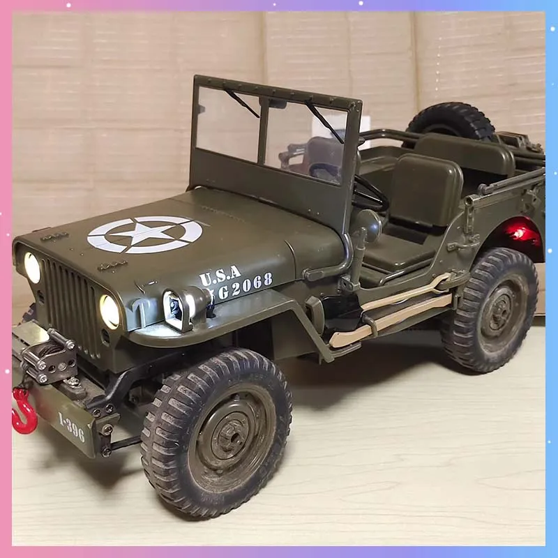 

RC CAR JJRC C8815 Military Jeep Remote Control Toy 1:10 Off Road Vehicle War Transport Vehicle 4WD Simulation Climbing Car Gift