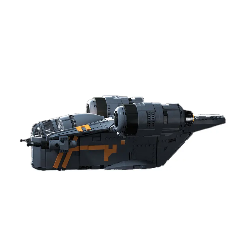 MOC Baustein Space Wars Serie Grau Raumschiff Kreative Ziegel Modell Bildung Spielzeug Geburtstag Erwachsene Geschenke MOC-240394 1995PCS