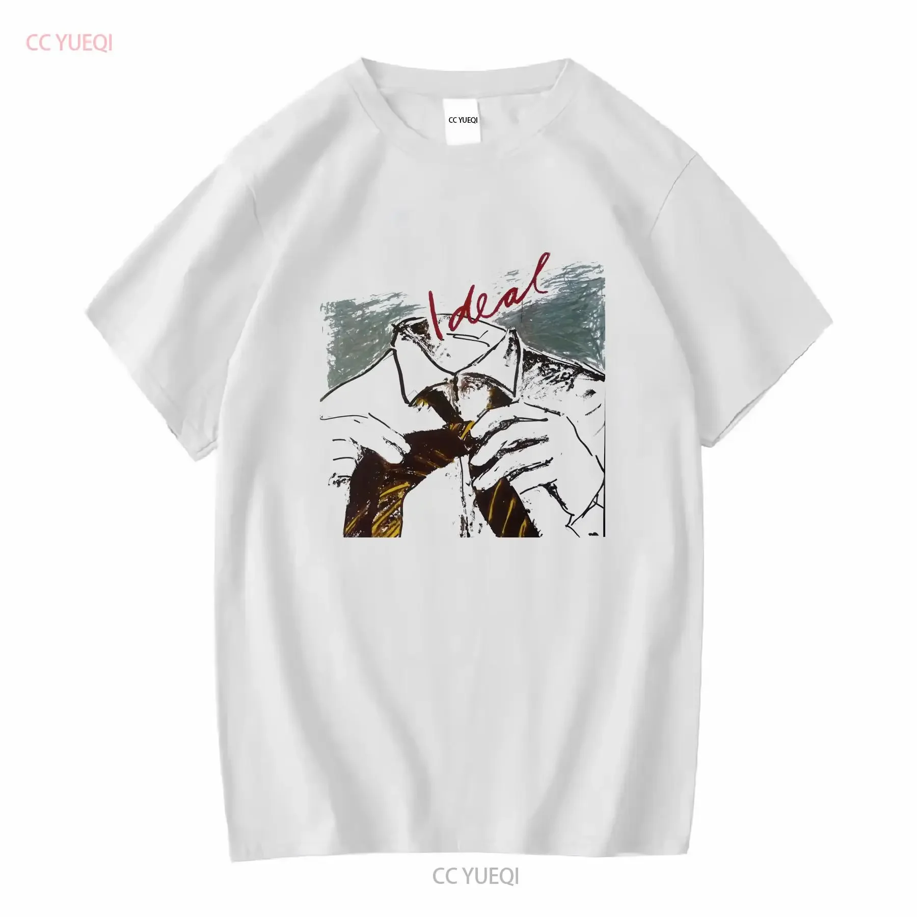 Ideales Musik-T-Shirt der 80er Jahre, deutsche New-Wave-Band Spliff Trio Kraftwerk Grauzone W171, Vintage-Washed-Top für den Alltag
