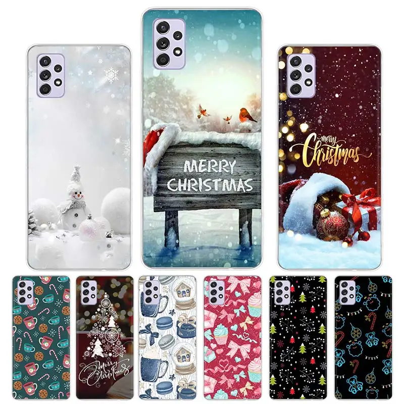 Cheerful Merry Christmas Phone Case Cover For Samsung Galaxy A55 A54 A52 A53 A15 A14 A12 A13 A25 A24 A22 A23 A35 A34 A32 A33 A04