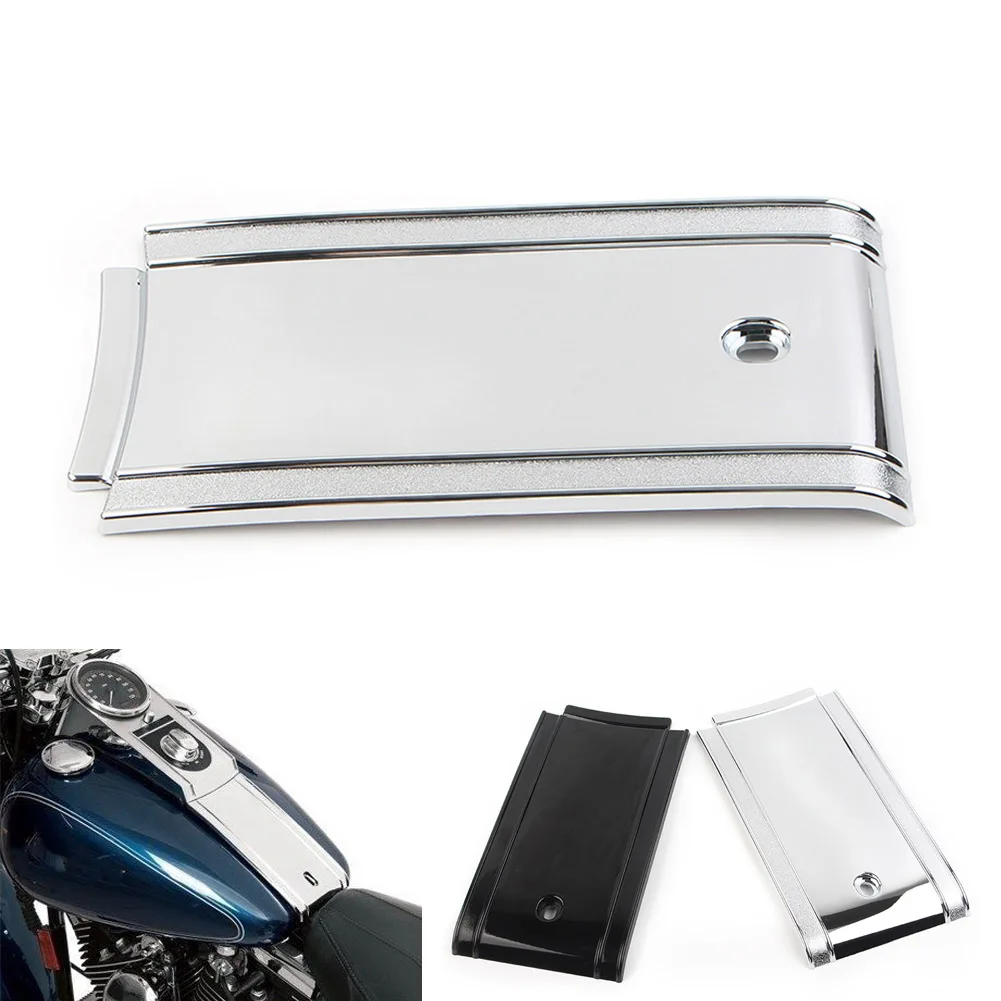 Motorbike Lower Dash Panel For Harley Davidson Softail 1984-1999 FLSTF FLSTN FXSTC Chrome/Black ABS Plastic