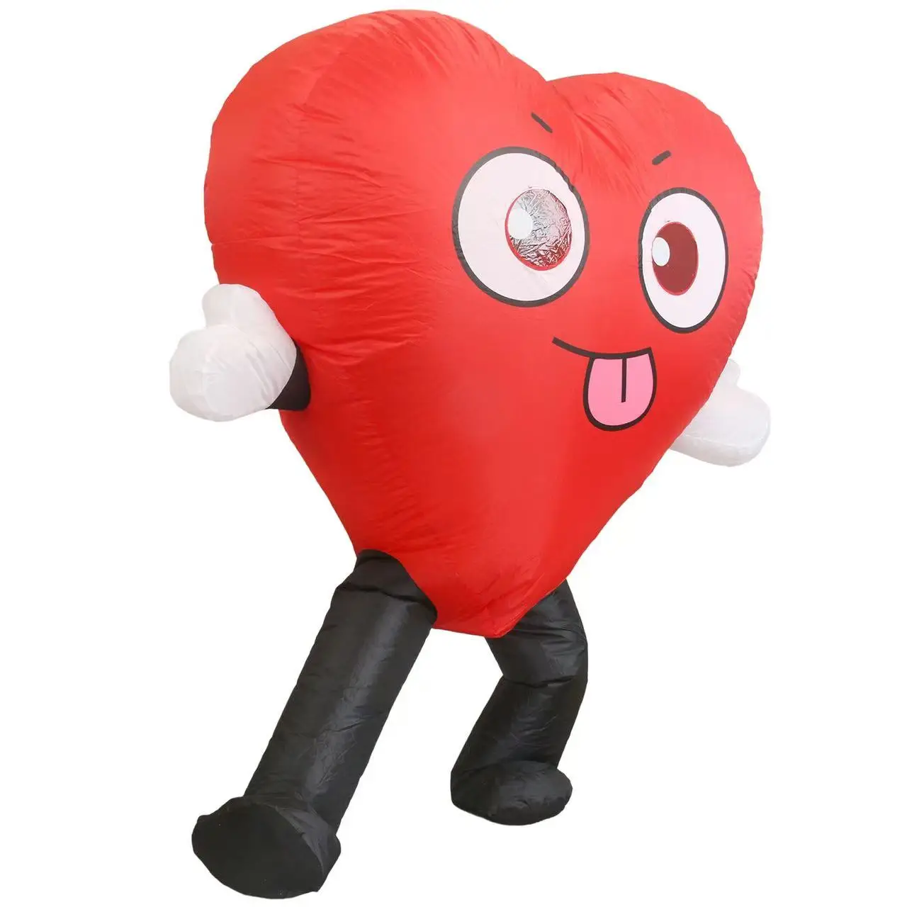 Valentine‘s Day Atmosphere Props Heart Inflatable Costume Funny Party Festival Dress up Suit Adult Women Men Carnival Parade