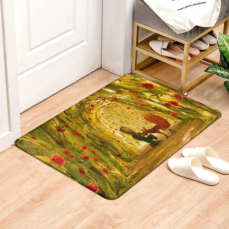 House entrance carpet Home Colorful animals doormat  Room Bath mat Foot mat bathroom non-slip mat Kitchen water absorption mat