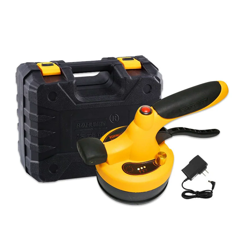 Professional Electric Tile Leveling Machine Rechargable Protable Wall Floor Ceramic Tile Vibration Leveling Tools with LED