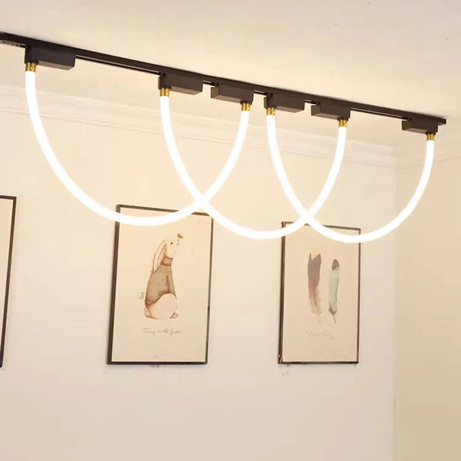 

24W 100CM Tube LED Track Lights Modern LED Rail Spotlight Led Strip Ceiling Track Light for Living Room Background Wall Decor