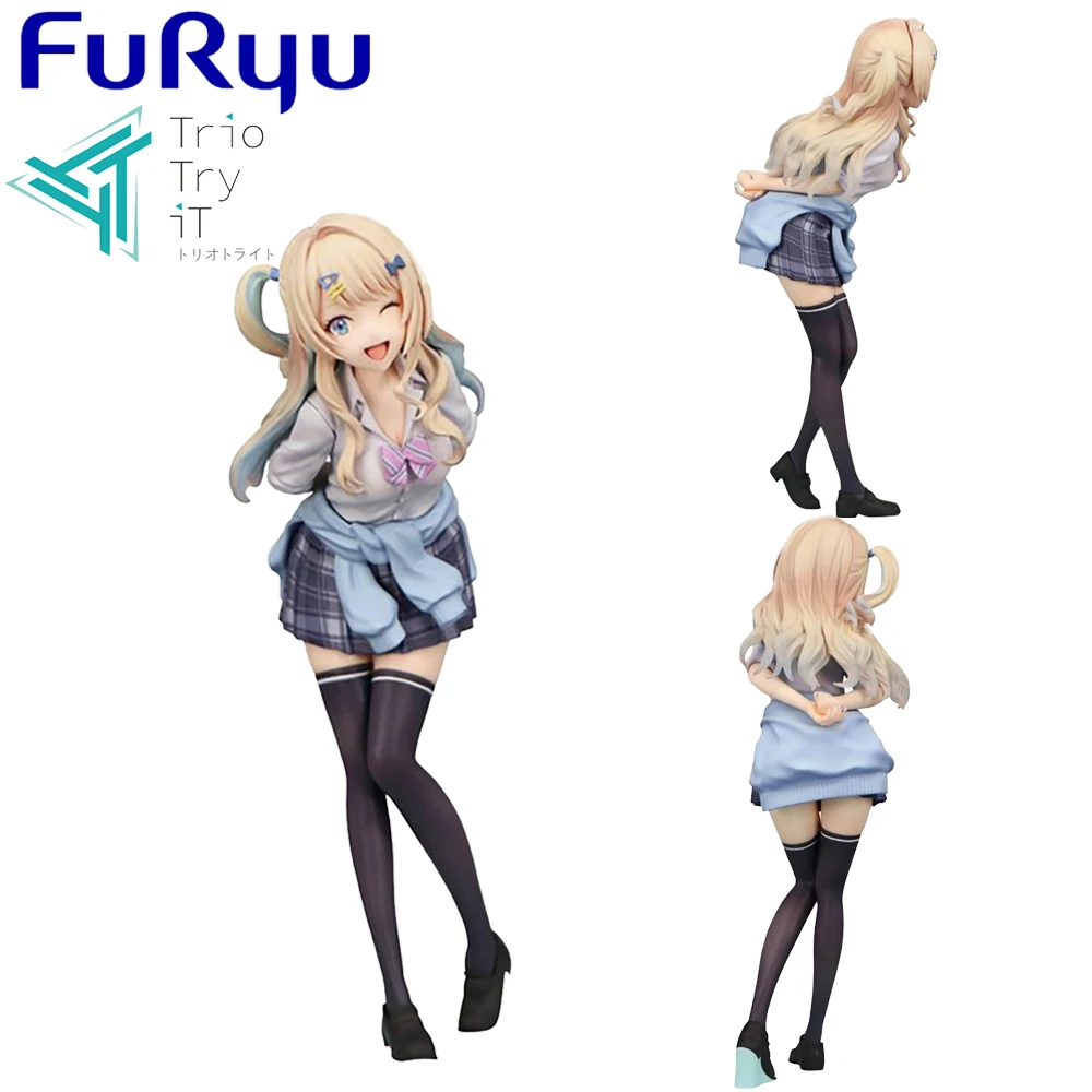 In Stock Original Furyu Trio-Try-It Kimizero Shirakawa Runa Table Decoration Anime Figures Model Toys for Fans Boys