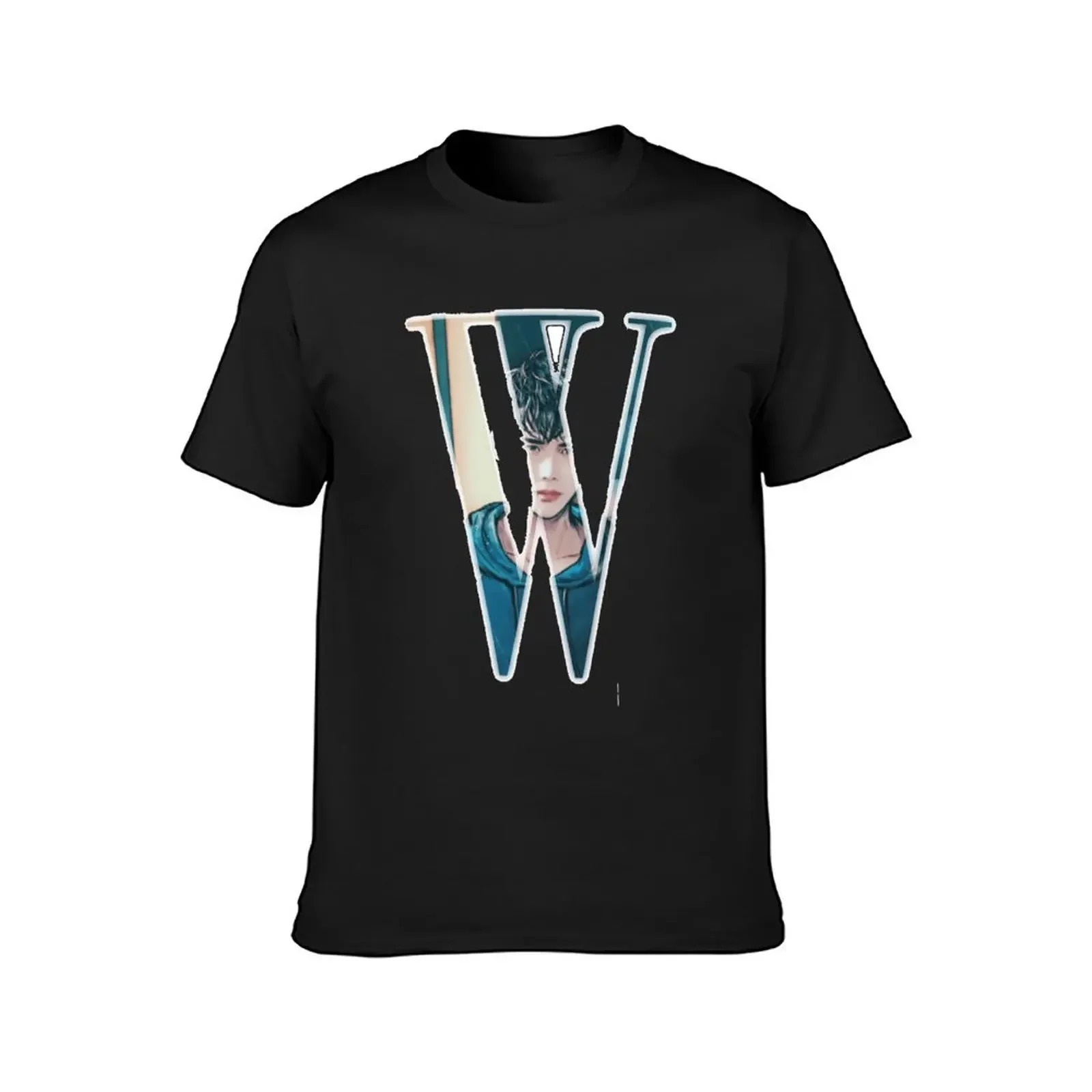 W - Webtoon T-Shirt oversized t shirt baggy shirts mens graphic t-shirts big and tall