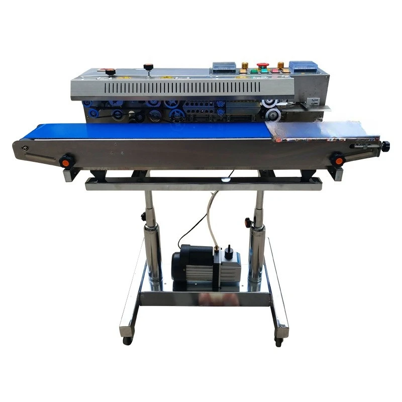 Continuous vacuum extraction vertical packaging machine automatic sealing machine