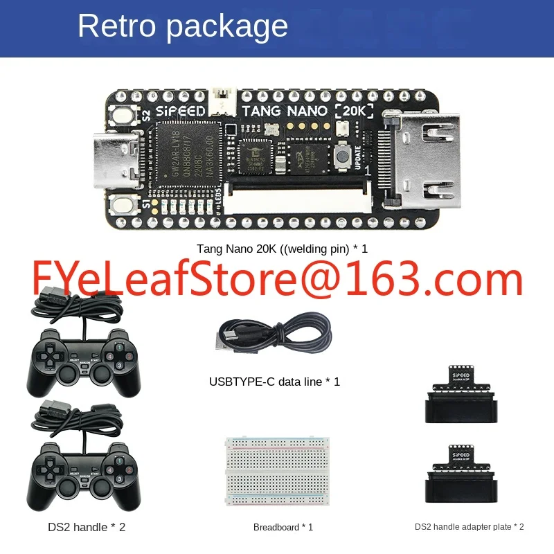 

Tang Nano 20K FPGA development board RISCV Linux Retro game console