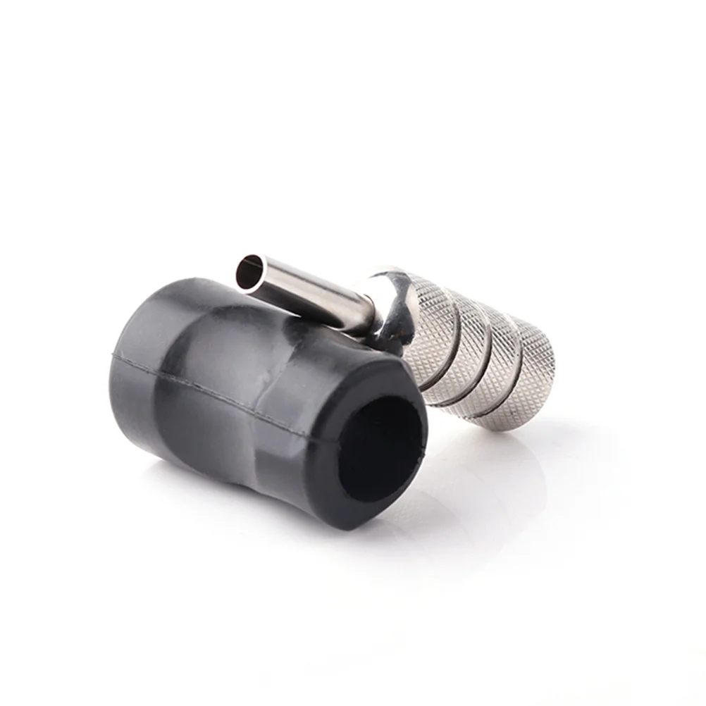 2 قطعة مقبض الوشم الأسود يغطي قبضة سيليكون كم مقاومة للحرارة مريح قبضة المهنية للاستوديو