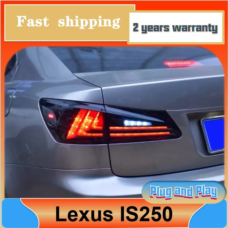 

Стайлинг автомобиля для Lexus IS250, задние фонари 2006-2012 IS300, задний фонарь IS350, задний DRL, противотуманный тормоз, указатель поворота заднего хода
