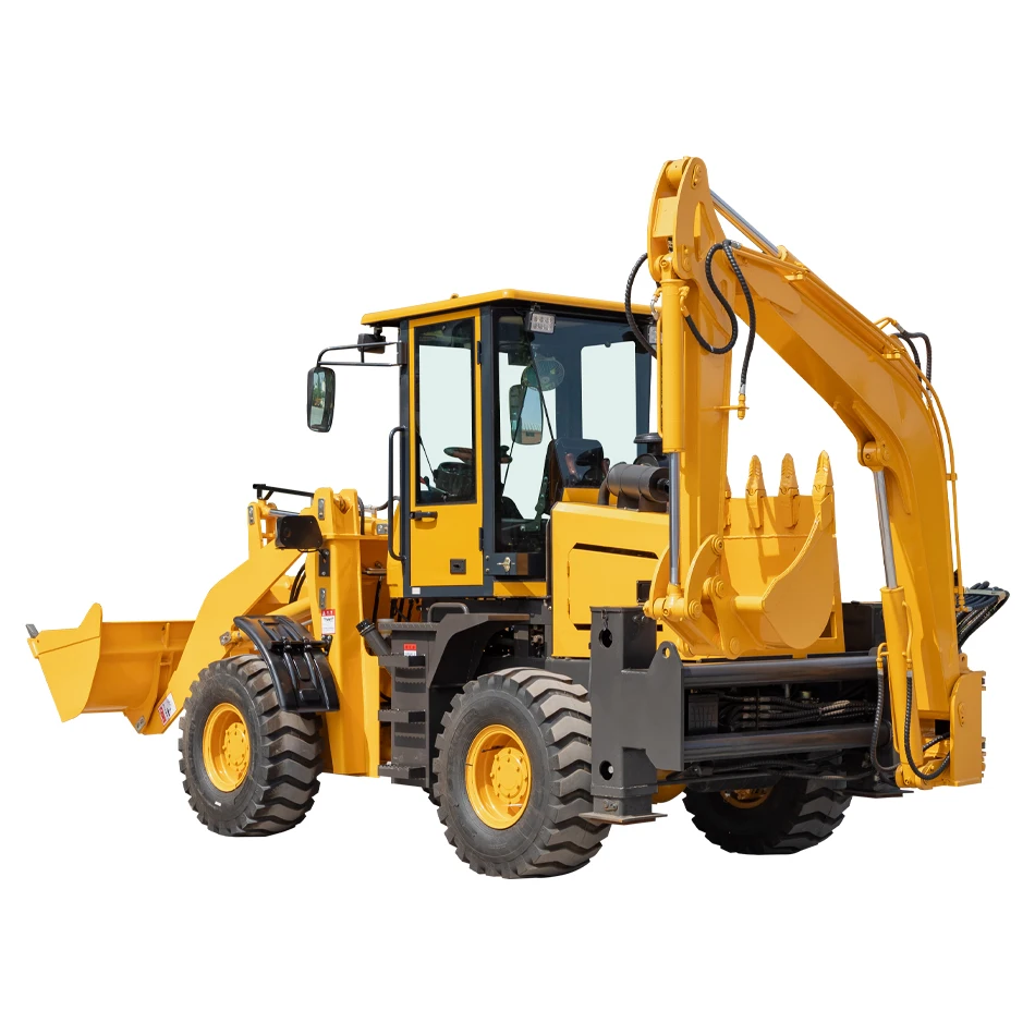 All-terrain High-horsepower Excavator Four-wheel Drive Off-road Diesel Loading Tractor Two-end Busy Loader Can Be Customized