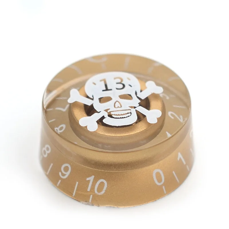 Electric Guitar Skull Shape Control Knob Caps Volume Tone Knobs Fit Gibson Epiphone Guitar Potentiometer Hardware